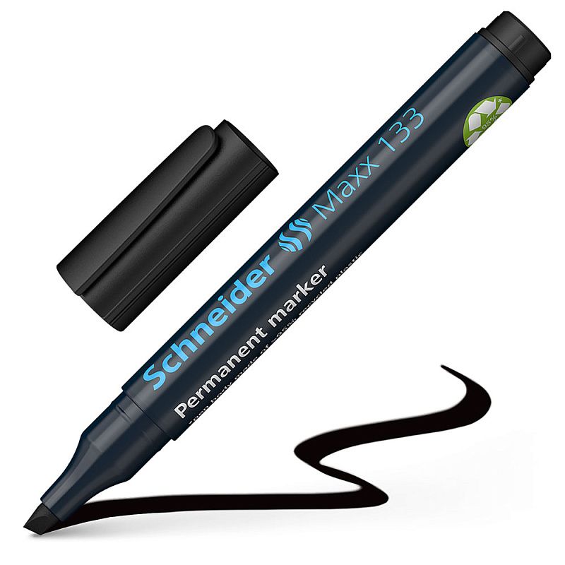 Маркер перманентный "Schneider Maxx 133", черный