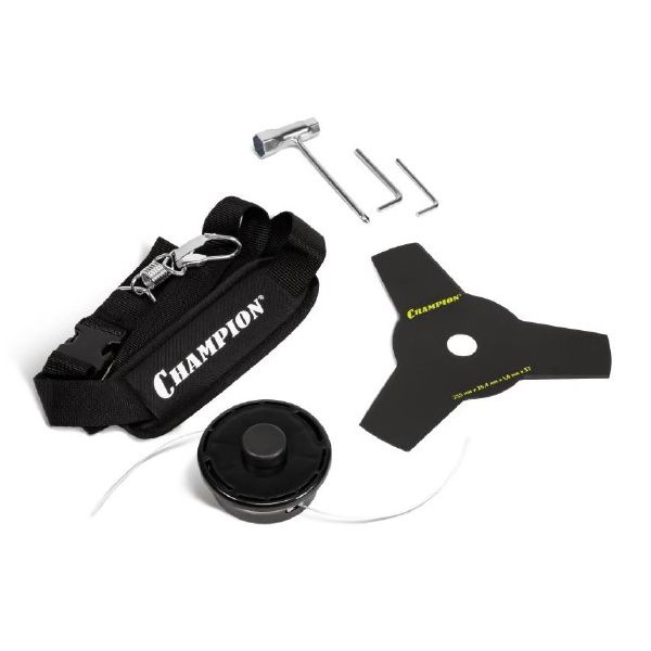 Триммер электрический, разъемн.прям, 1200 Вт, корд 2*1,6 мм, 430 мм+нож 3*255 мм P-ручка CHAMPION ET1201