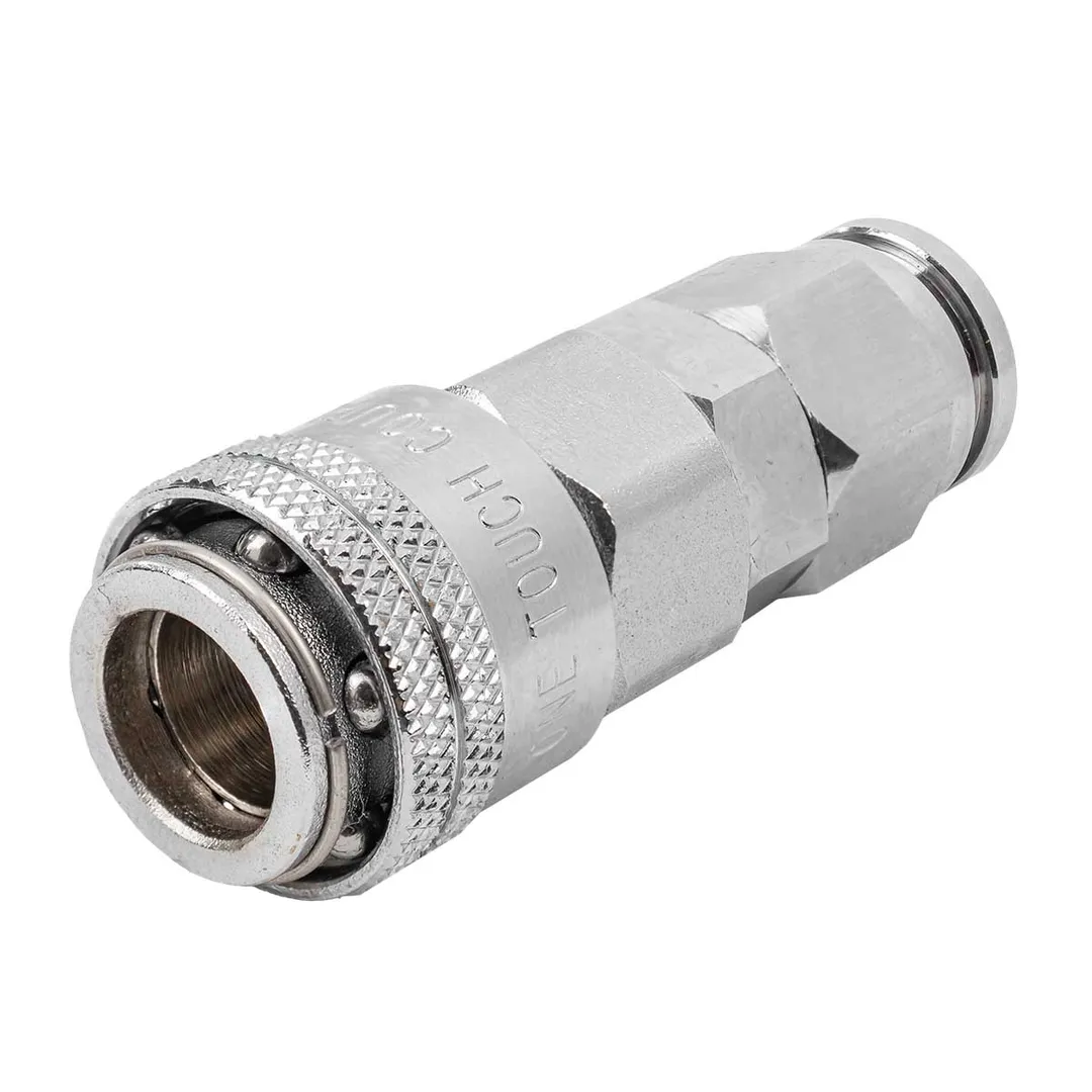 Быстроразъем "мама"-зажим под шланг 10х12 мм железо, тип USA Forsage F-40SPG