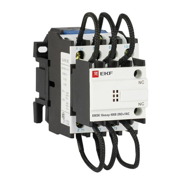 Контактор для конденсатора КМЭК 16квар 400В 1NО+1NC EKF PROxima ctrk-s-32-16-400