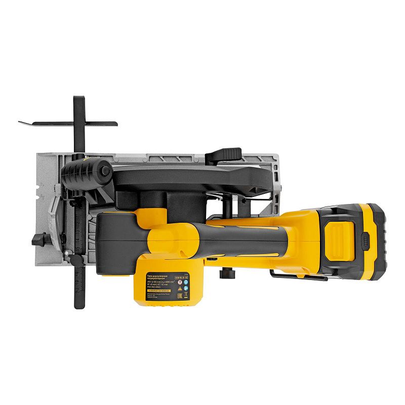 Пила циркулярная аккумуляторная бесщет. CCSH-BL-20-185, 185 мм, Li-Ion, 20 В Denzel 27409