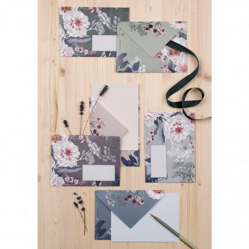 Конверт "Botanic Garden", 114x162 мм, 120г/м, светло-зеленый