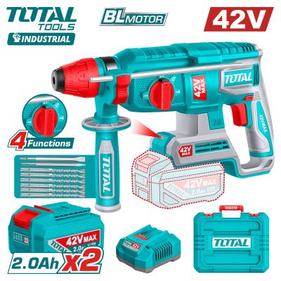 Перфоратор аккумуляторный TOTAL TRHLI422682