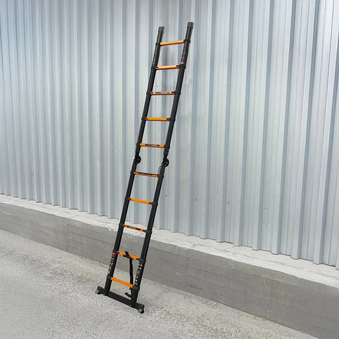 Лестница-стремянка телескопическая алюм. бытовая 1.6+1.6 м, 5+5 ступ. ISMA ISMA-UP160-M