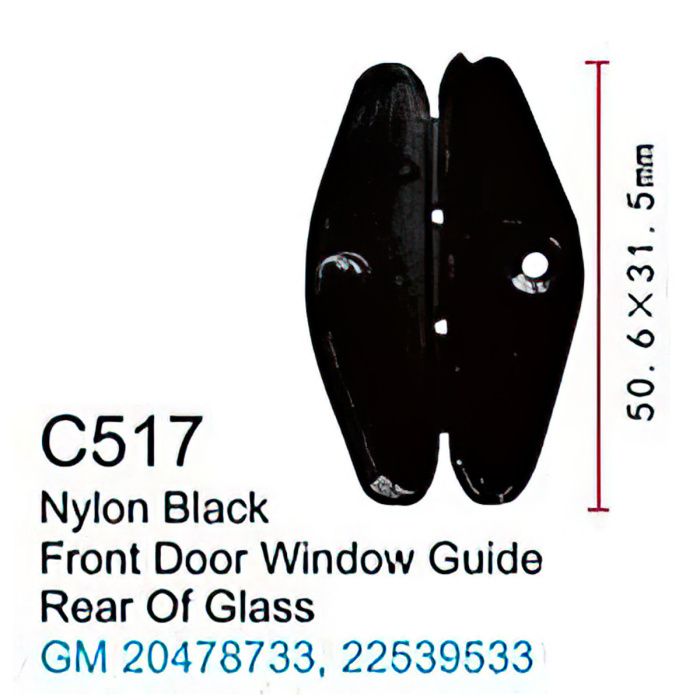 Клипса для крепления внутренней обшивки а/м GM пластиковая, 100 шт Forsage C0517(GM)