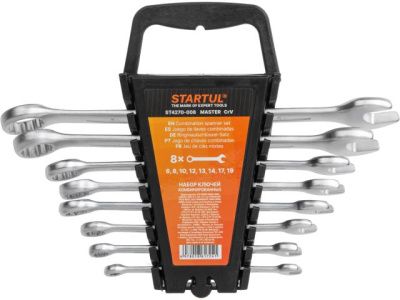 Набор ключей комбинир. 6-19 мм 8 пр STARTUL MASTER ST4270-008