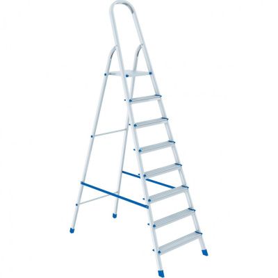 Стремянка, 8 ступеней, алюминиевая, Россия, Сибртех 97718