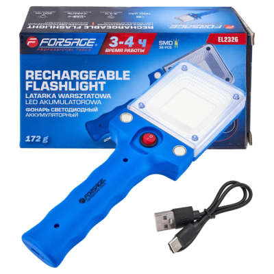 Фонарь светодиодный аккумуляторный Forsage F-EL2326