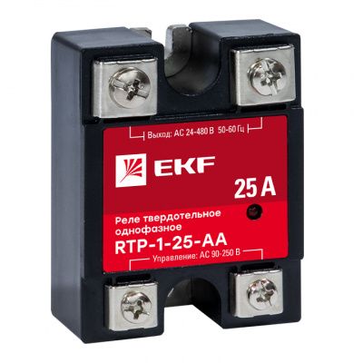 Реле твердотельное однофазное RTP-25-AA EKF PROxima rtp-1-25-aa