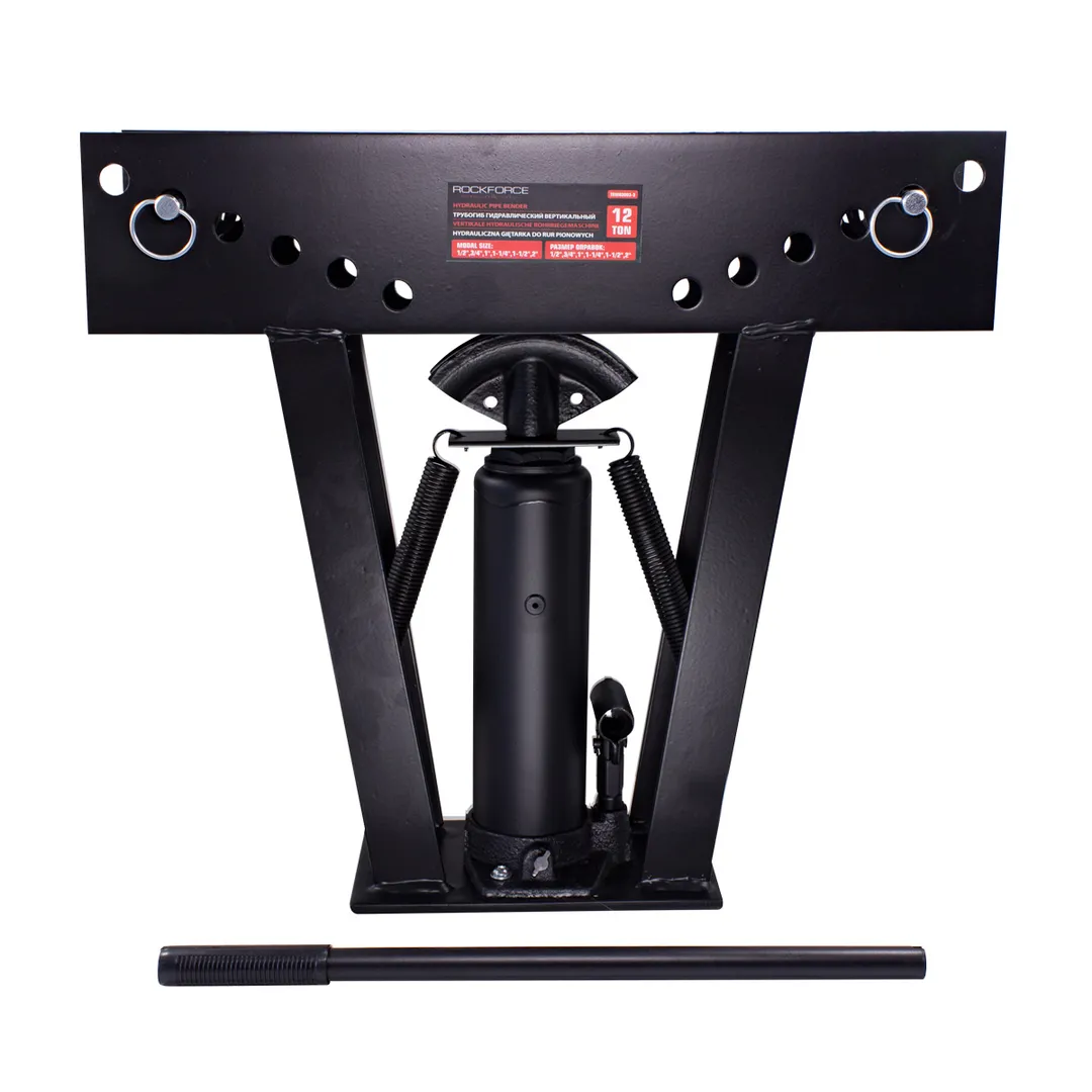 Трубогиб гидравлический вертикальный 12т, 1/2'', 3/4'', 1'', 1 1/4'', 1 1/2'', 2'' RockForce RF-TRM03003-3
