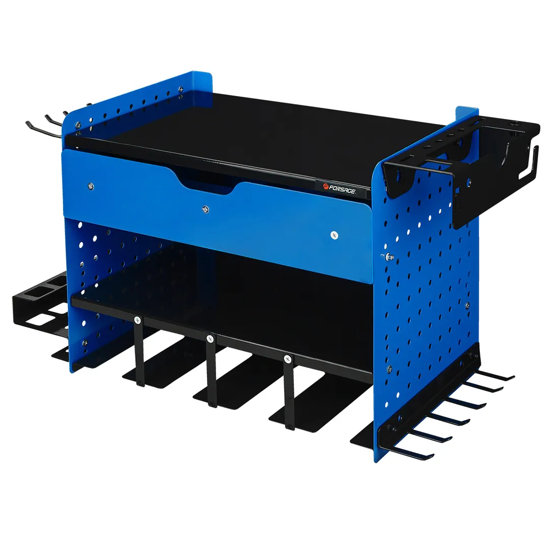 Полка металлическая для инструментов с ящиком Forsage F-Hanna 43/2