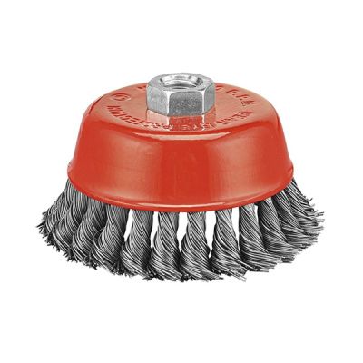 Щетка чашечная витая 80x0,5мм, M14 PIT APLS12-R080