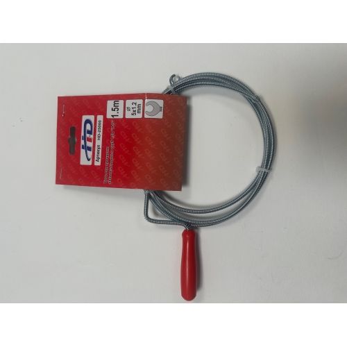 Трос для прочистки канализационных труб 5 мм, 1,5 м H-D HD-25000