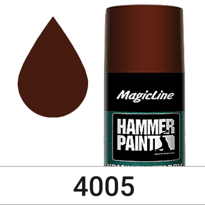 Краска по металлу (молотковая) коричневый 265 г. Magicline ML4005