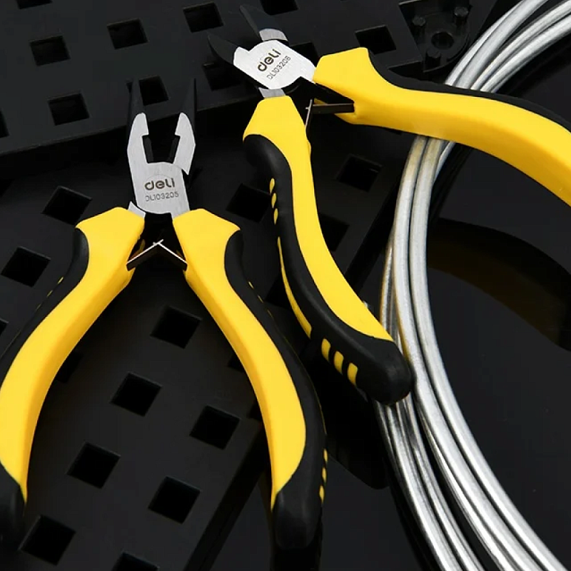 Мини-длинногубцы Deli YS ED103205, 125 мм