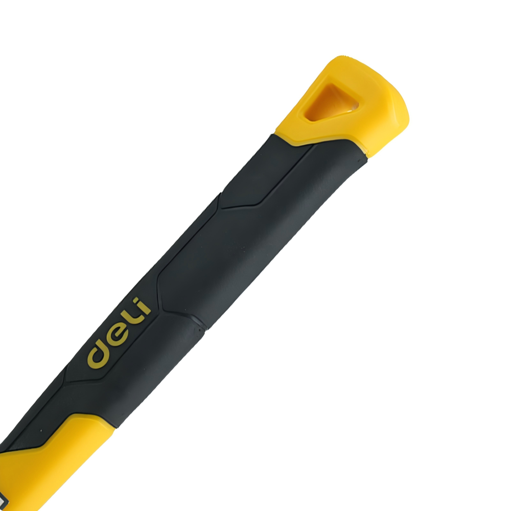 Киянка резиновая Deli YS EDL5816, 0.450 кг, фибергласовая рукоятка, черно-белая