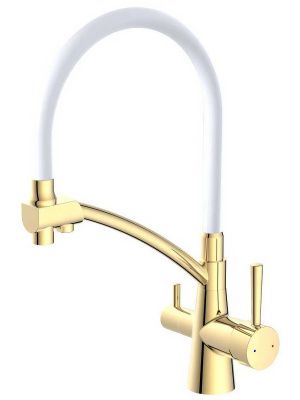 Смеситель для кухни, Lt D35, серия LUX золото AV Engineering AVLUX4-A49GLW