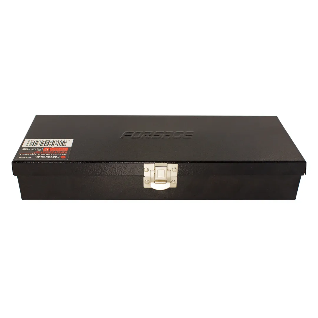 Набор ударных головок 6-гр. 15 пр. 10-32 мм 1/2'' Forsage F-4159