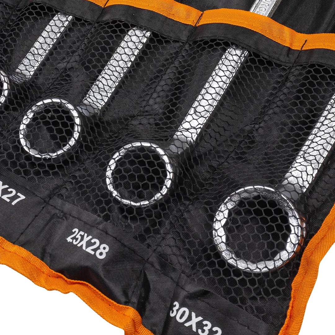 Набор накидных ключей, отогнутых на 75° 6х7-30х32 мм 12 пр ISMA ISMA-5128P