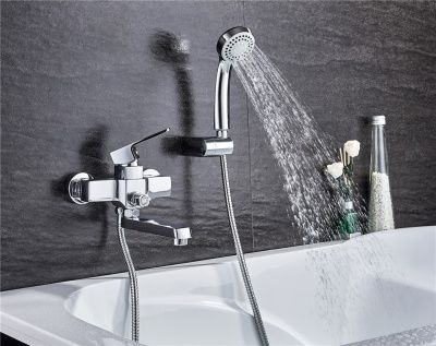 Смеситель для ванны, латунь, хром Ledeme L3130