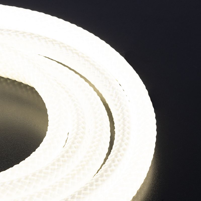 Светодиодная веревка 15W/m, 24V, 25мм, IP65, нейтральный белый, 4000K, - 5м, AKS 115364