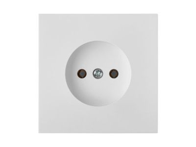 Розетка 1-ая, скрытая, б/з белая, Carre, Bylectrica РС16-1601