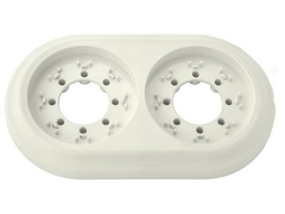 Рамка 2-местная бежевая, Ретро, Bylectrica ЮЛИГ.735212.471беж