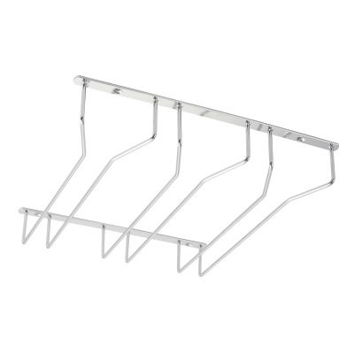 Держатель подвесной для бокалов трехрядный, графит AKS 123872