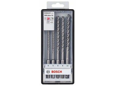 Набор сверл SDS-plus-7X, 5 шт, 6, 6, 8, 8, 10 мм Bosch 2608576200