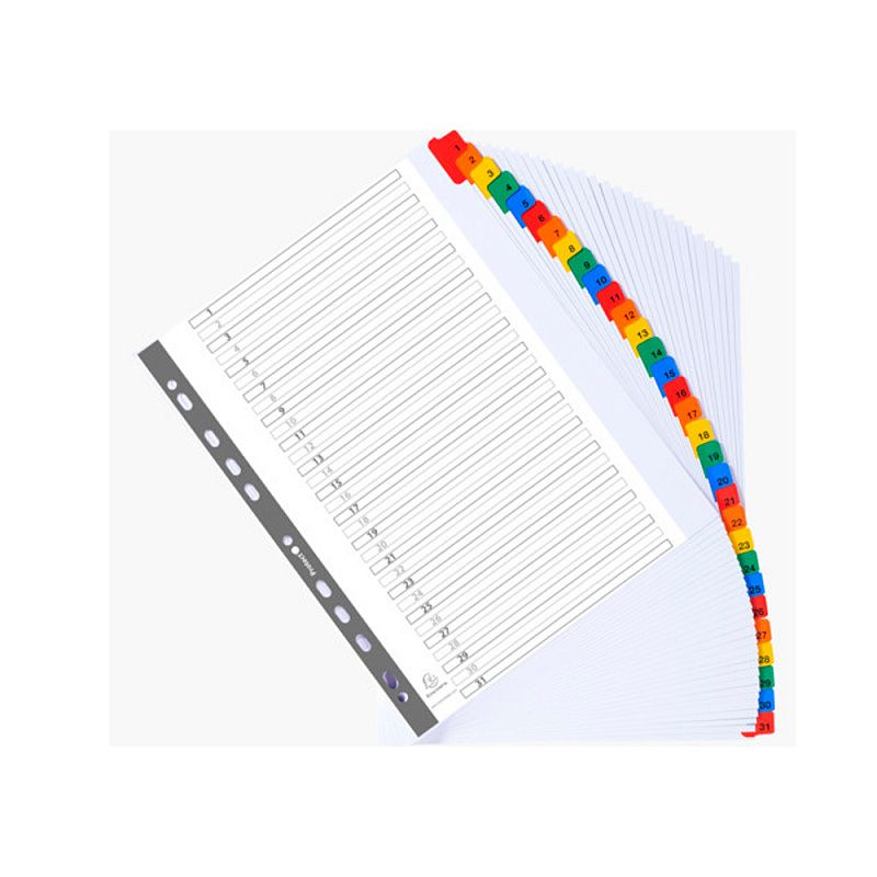 Разделитель "Exacompta", A4+, ассорти