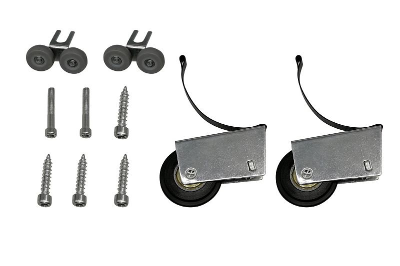 Комплект роликов SENATOR закрытый для 1 раздвижной двери 50 кг AKS LIGHT 24119