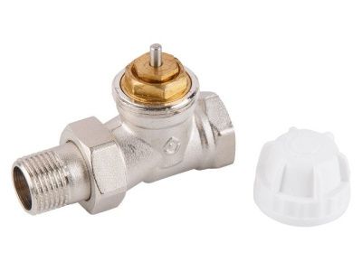Кран вентильный для радиатора 1/2'' прямой под термоголову AV Engineering AVE298312