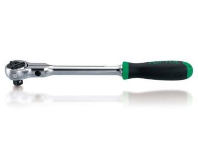Трещотка 3/8'' 72 зуба 240 мм поворотная головка Toptul CJLN1224
