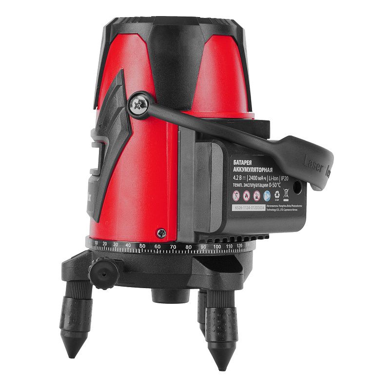 Лазерный уровень MXL RED, 30 м, красный луч, акк. Li 2400 mAh, сумка, резьба 5/8" MTX 35012