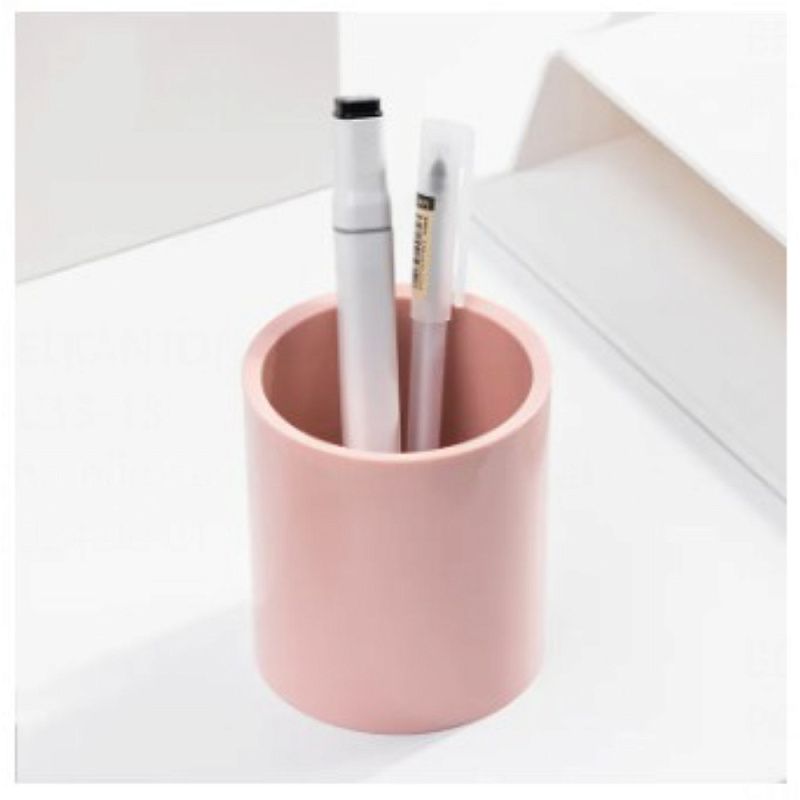 Карандашница Deli "Nusign", пластик, белый