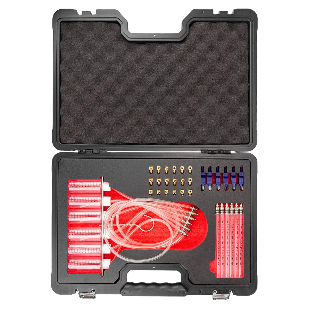 Тестер обратки дизельных форсунок системы Common Raill с комплектом адаптеров, Forsage F-902G8D(F-04A3024D)