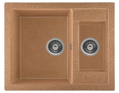 Мойка кухонная из мраморной крошки, терракот, C01-23 Gerhans