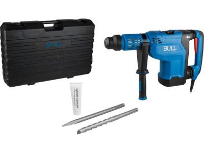 Перфоратор BH 5001 в чем. 1500 Вт, 5-15 Дж, 50 мм, 2 реж. + 1 зуб., 1 сверло, SDS-max, рег. об. BULL 1333955