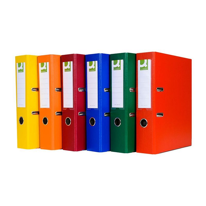 Папка-регистратор "Q-Connect ПВХ Эко", A4, 75 мм, зеленый