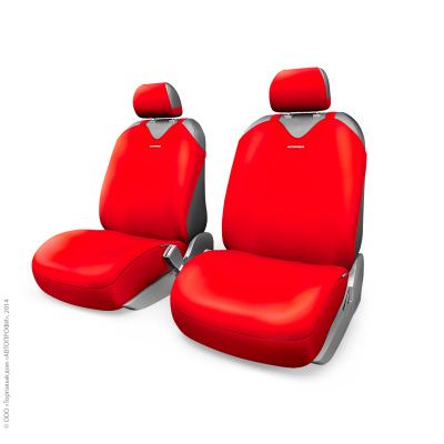 Чехол на сиденье майка "R-1 SPORT PLUS" ПЕРЕДНИЙ РЯД R-402PF RD