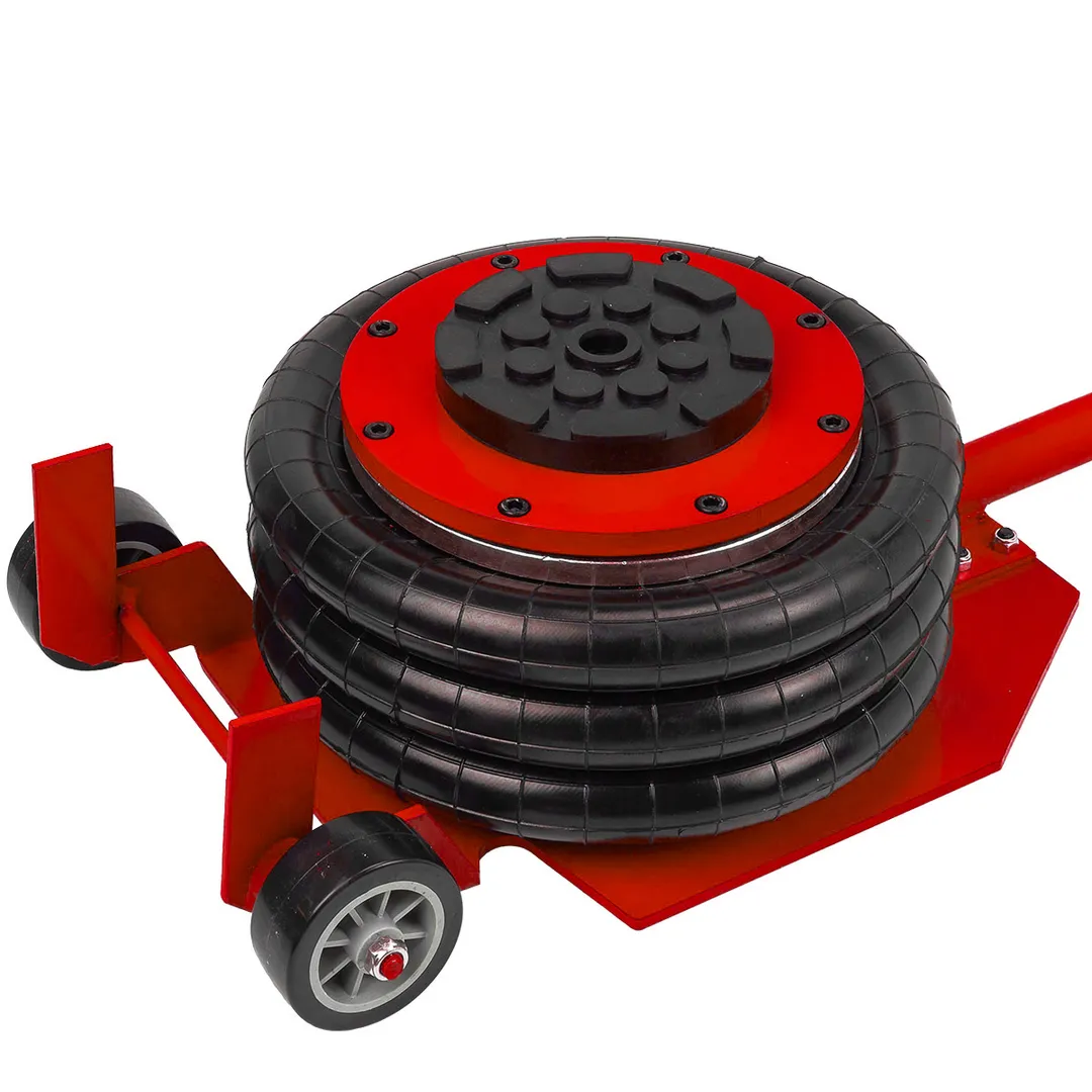 Домкрат подкатной пневматический 3 т, 145-400 мм, Ø255 мм PATRON P-TRA1723