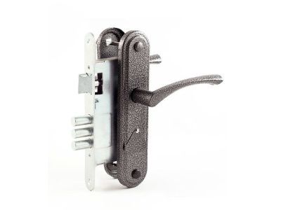 Замок врезной Омега ЗВ9.1-01, серебро ОМЕГА БП-00011734