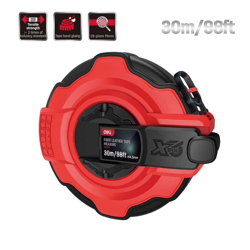 Рулетка Deli RS EDL9930Y, 30 м х 14.5 мм