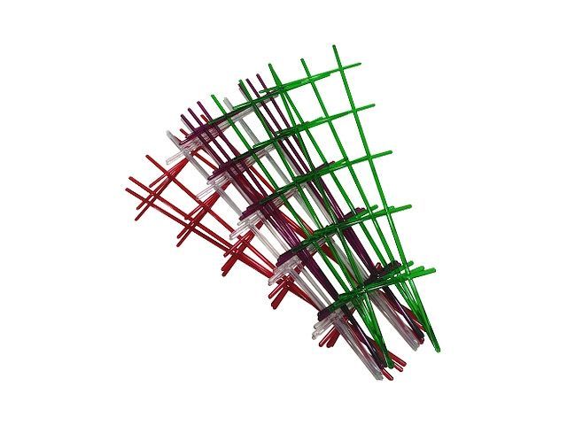 Опора для комнатных растений, прозрачный, 500х180х4 мм, цвета в ассортименте INGREEN ING5301МИКС
