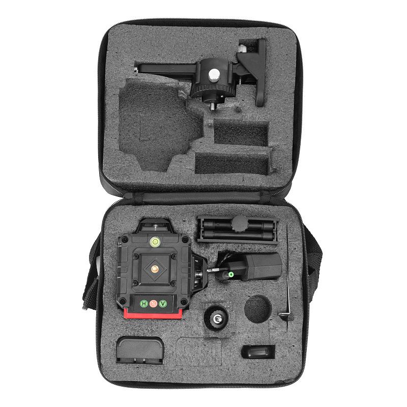 Лазерный уровень м-призм. ML 360-4 Pro SET, 30 м, акк. Li 3000 мАч, состоит из 2 частей MTX 350845