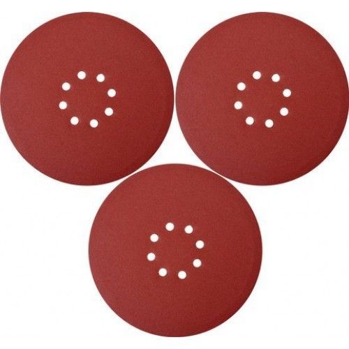 Круг шлифовальный с отверстиями 225 мм Р80 3 шт Yato YT-83472