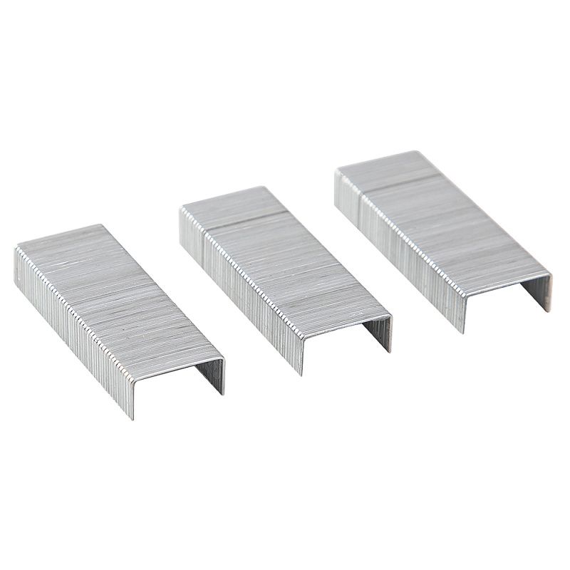 Скобы "Deli", 24/6, 1000 шт, металлик