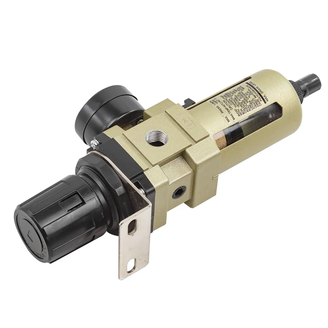 Фильтр-регулятор с индикатором давления 1/4" ForceKraft FK-AW3000-02