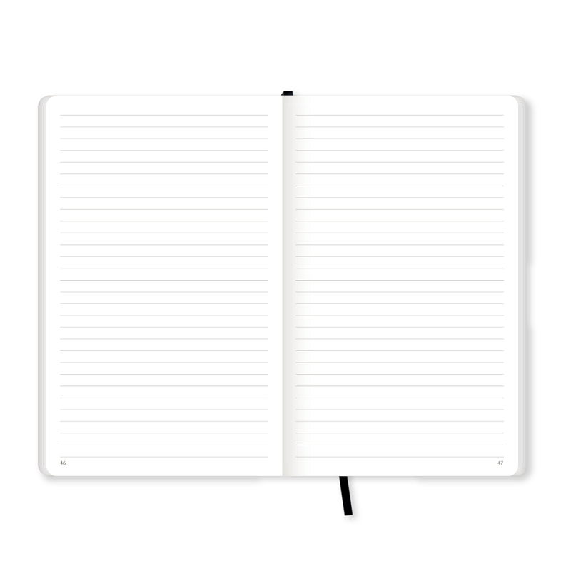 Блокнот "Carapace sky", А5, 96 листов, линейка, голубой