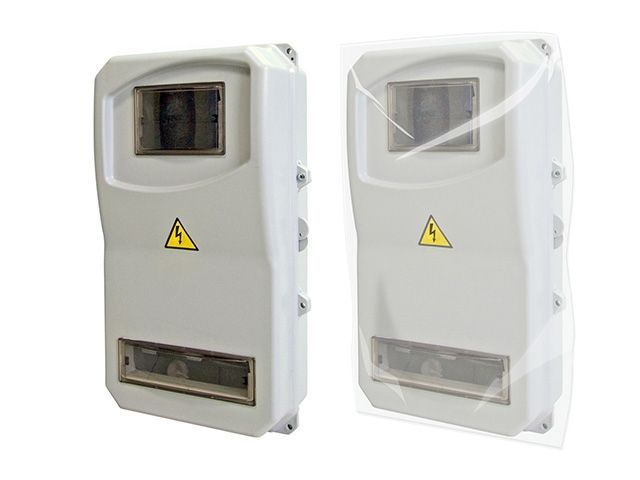 Щит учетно-распред. навес. ЩУРН-П-1ф/3ф-10 (494х300х135) пластик IP54 (пластиковый, пылебрызгозащищенный) TDM SQ0906-0302